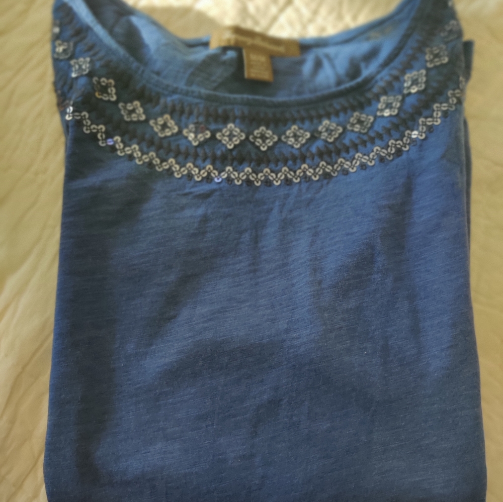 Tommy Bahama navy long sleeved tee